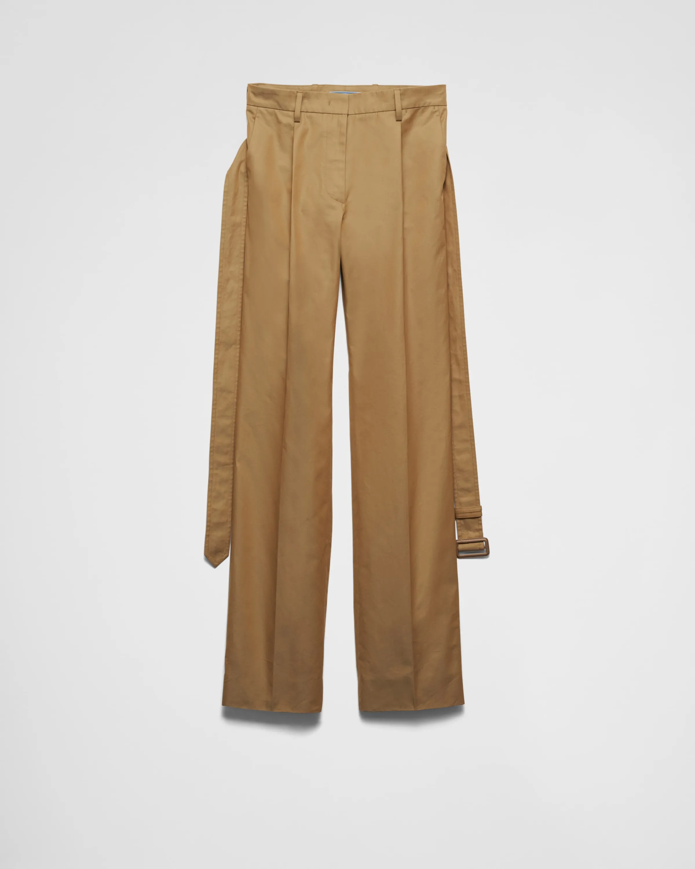 Donna Prada Pantaloni in twill di cotone