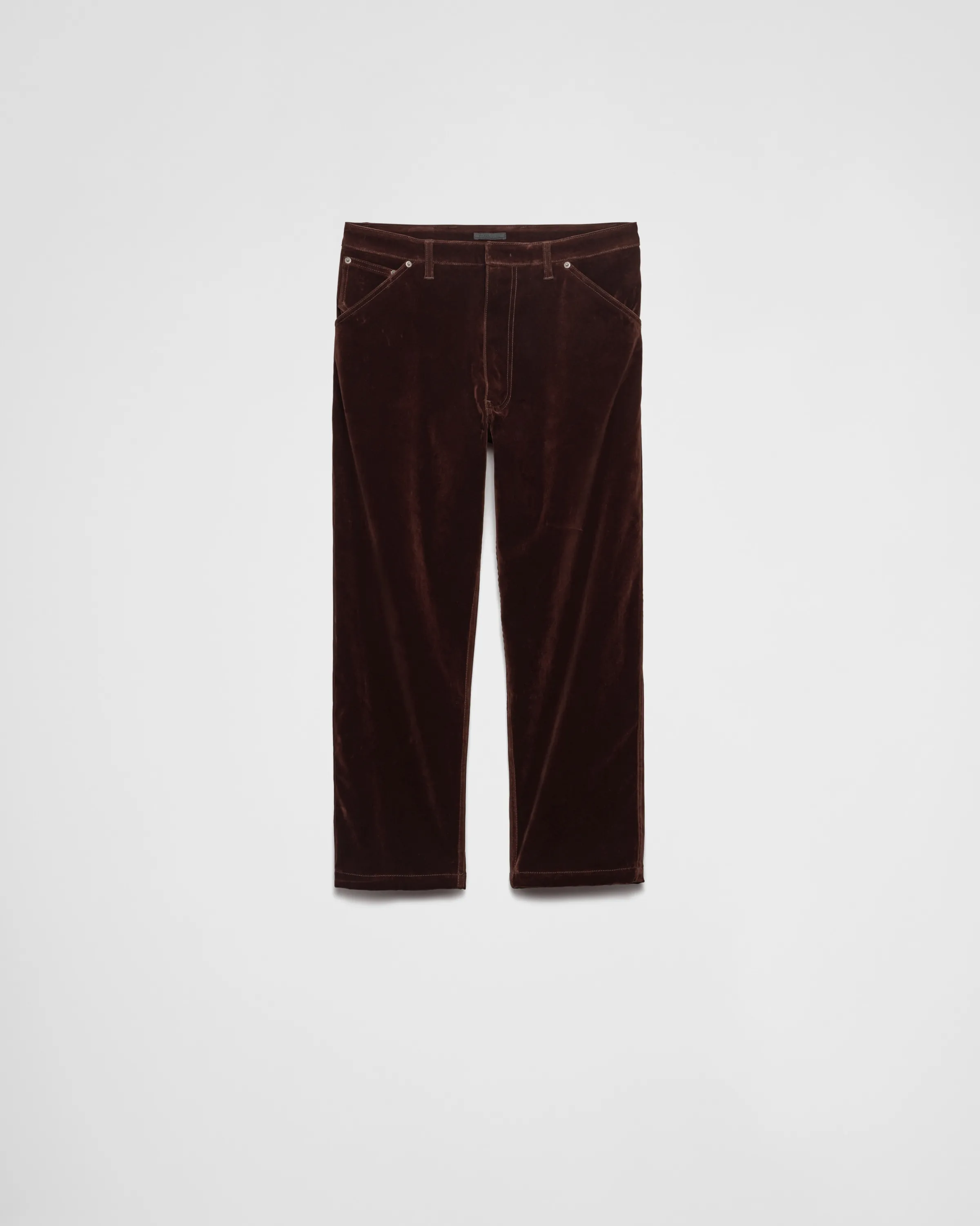 Uomo Prada Pantaloni in velvet denim