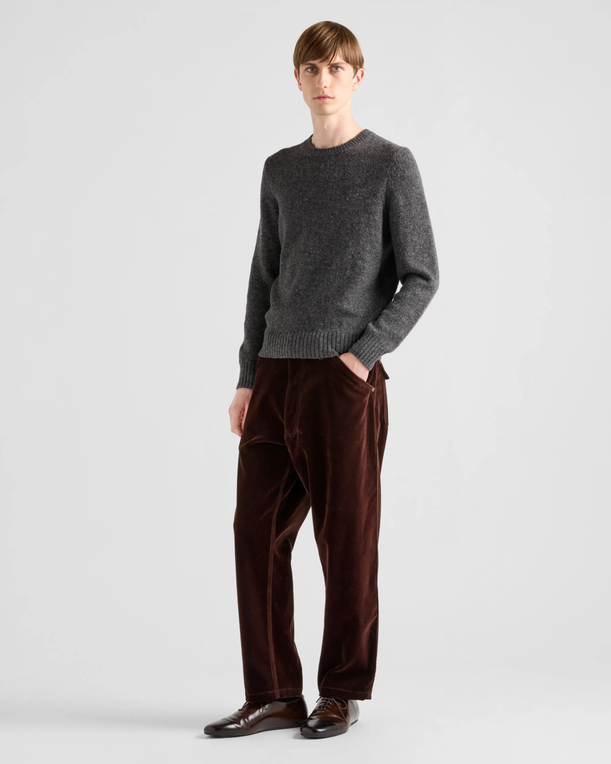 Uomo Prada Pantaloni in velvet denim