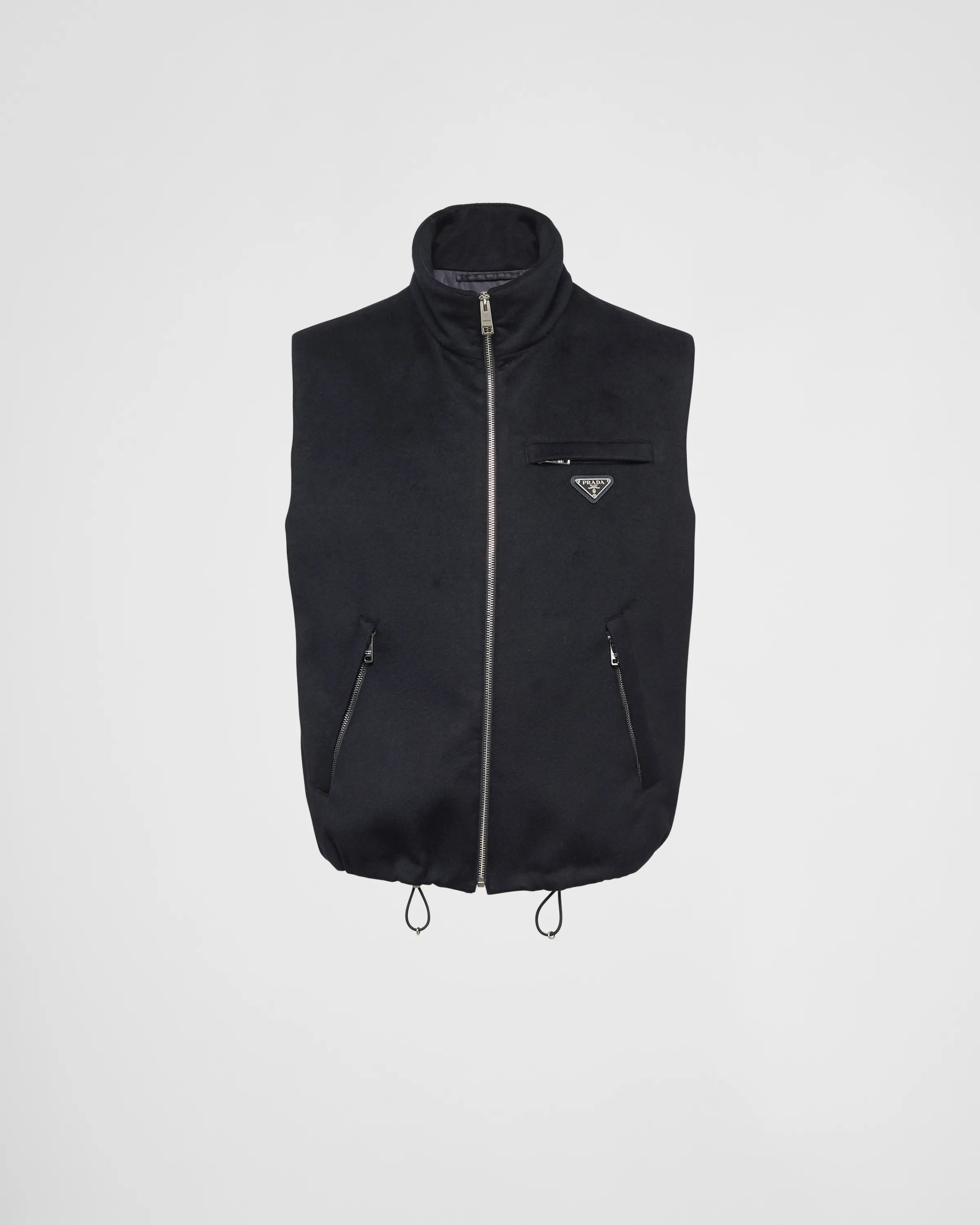 Uomo Prada Piumino gilet in cashmere