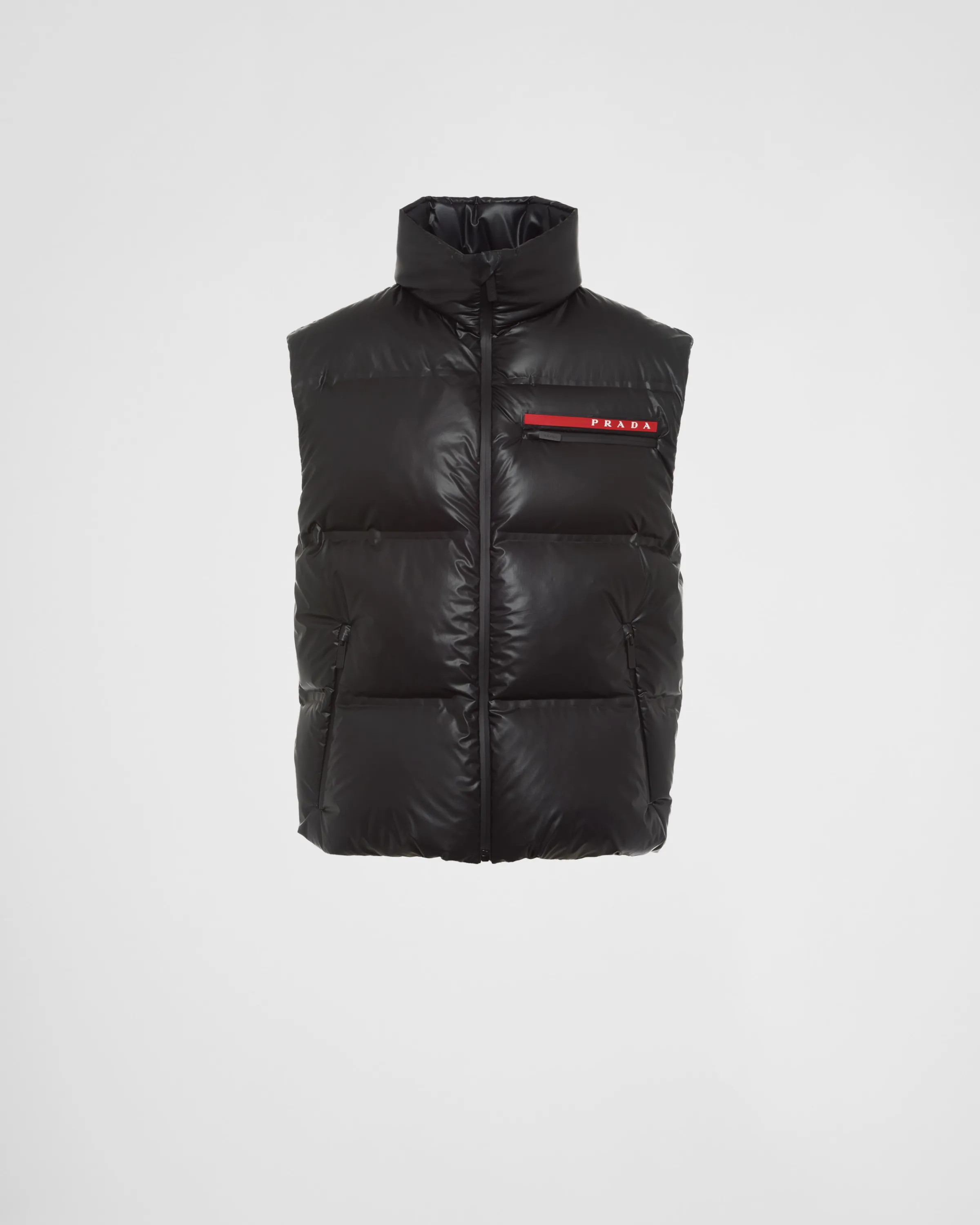 Uomo Prada Piumino gilet in Re-Nylon Light