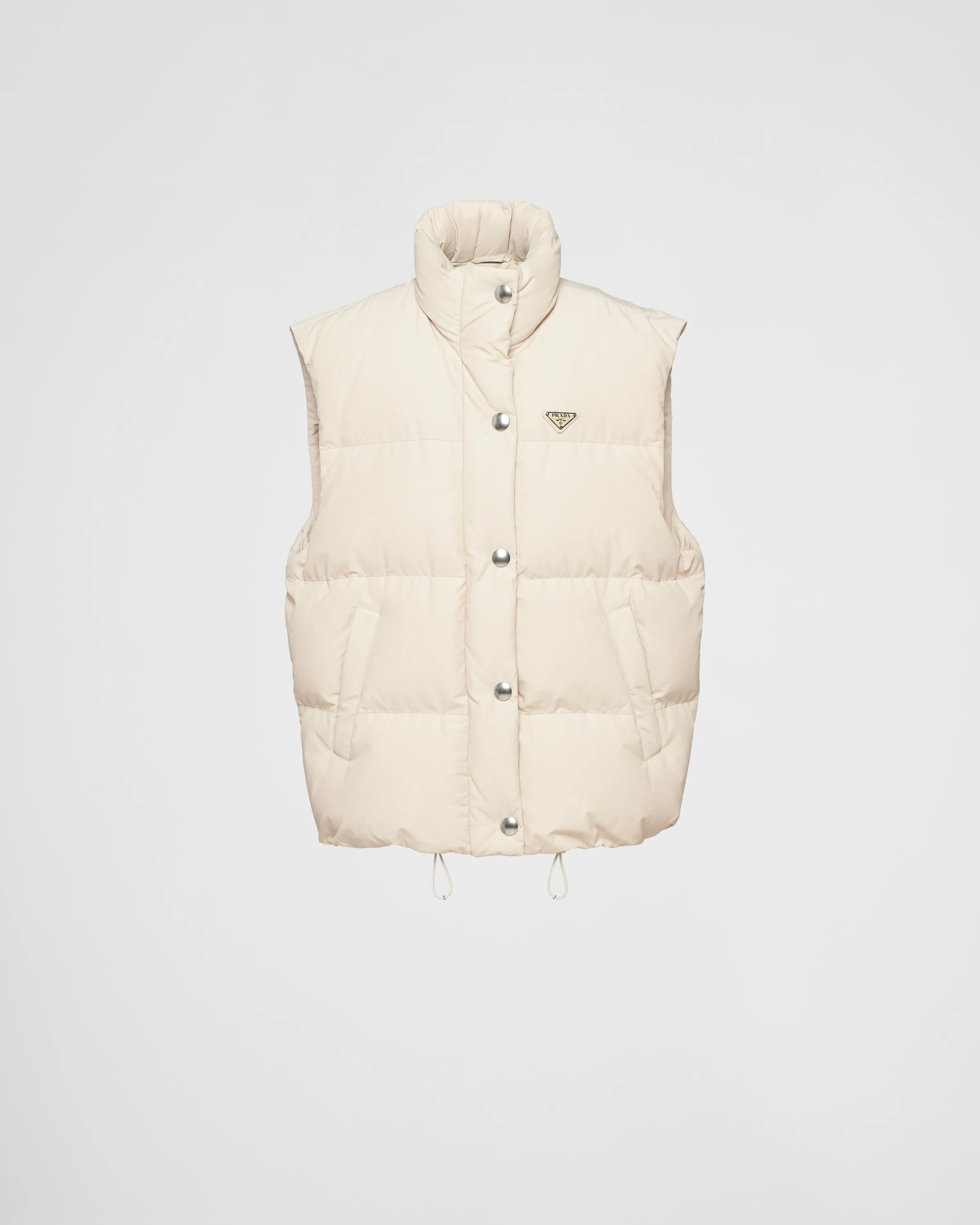 Donna Prada Piumino gilet in tessuto tecnico