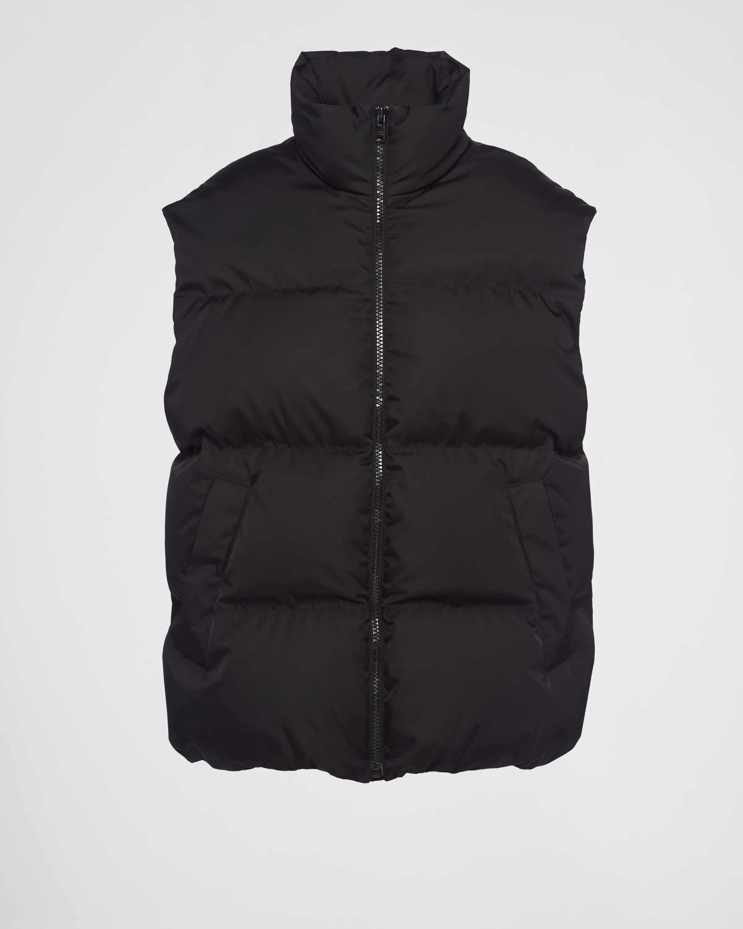 Donna Prada Piumino gilet oversize in Re-Nylon