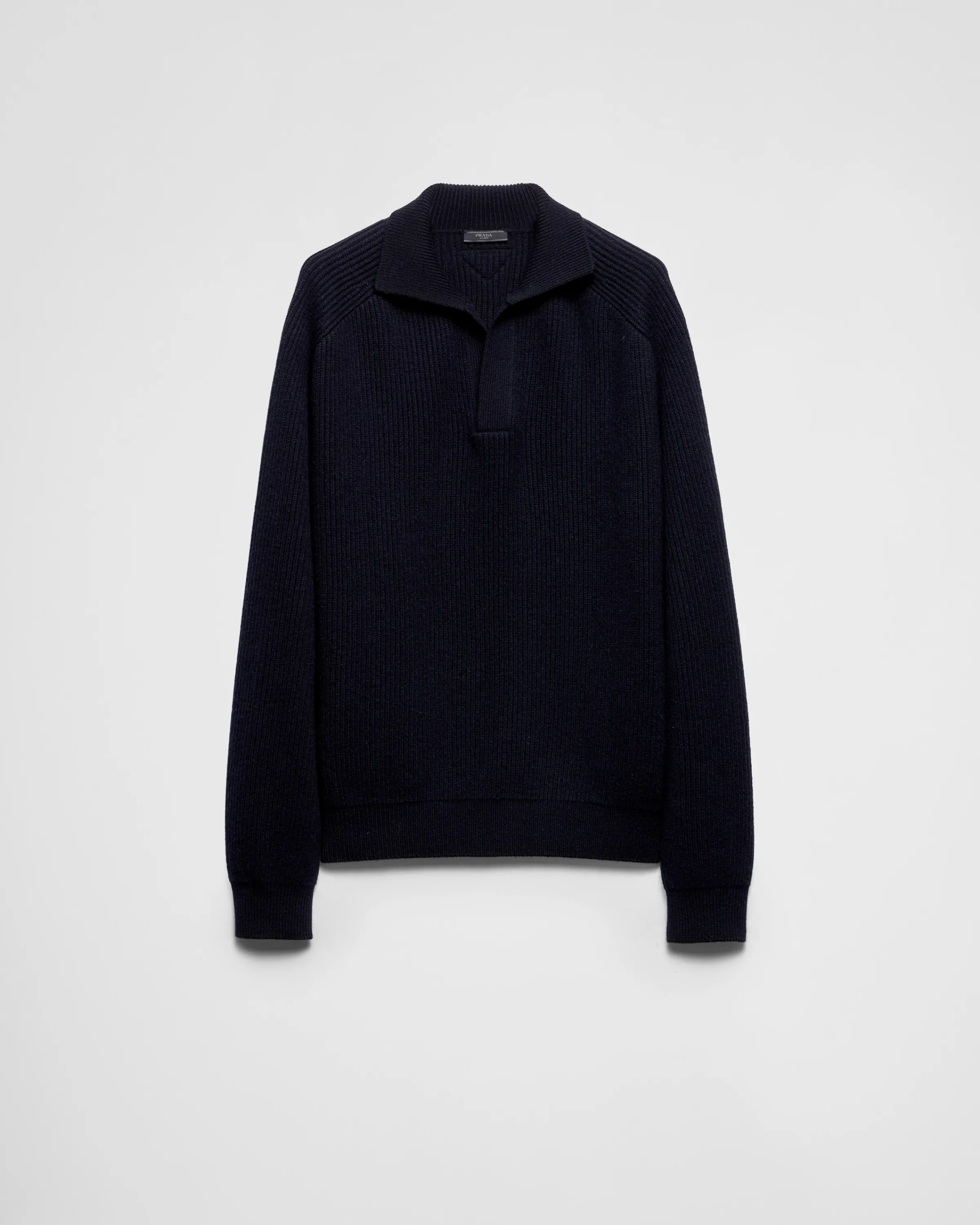 Uomo Prada Polo oversize in cashmere