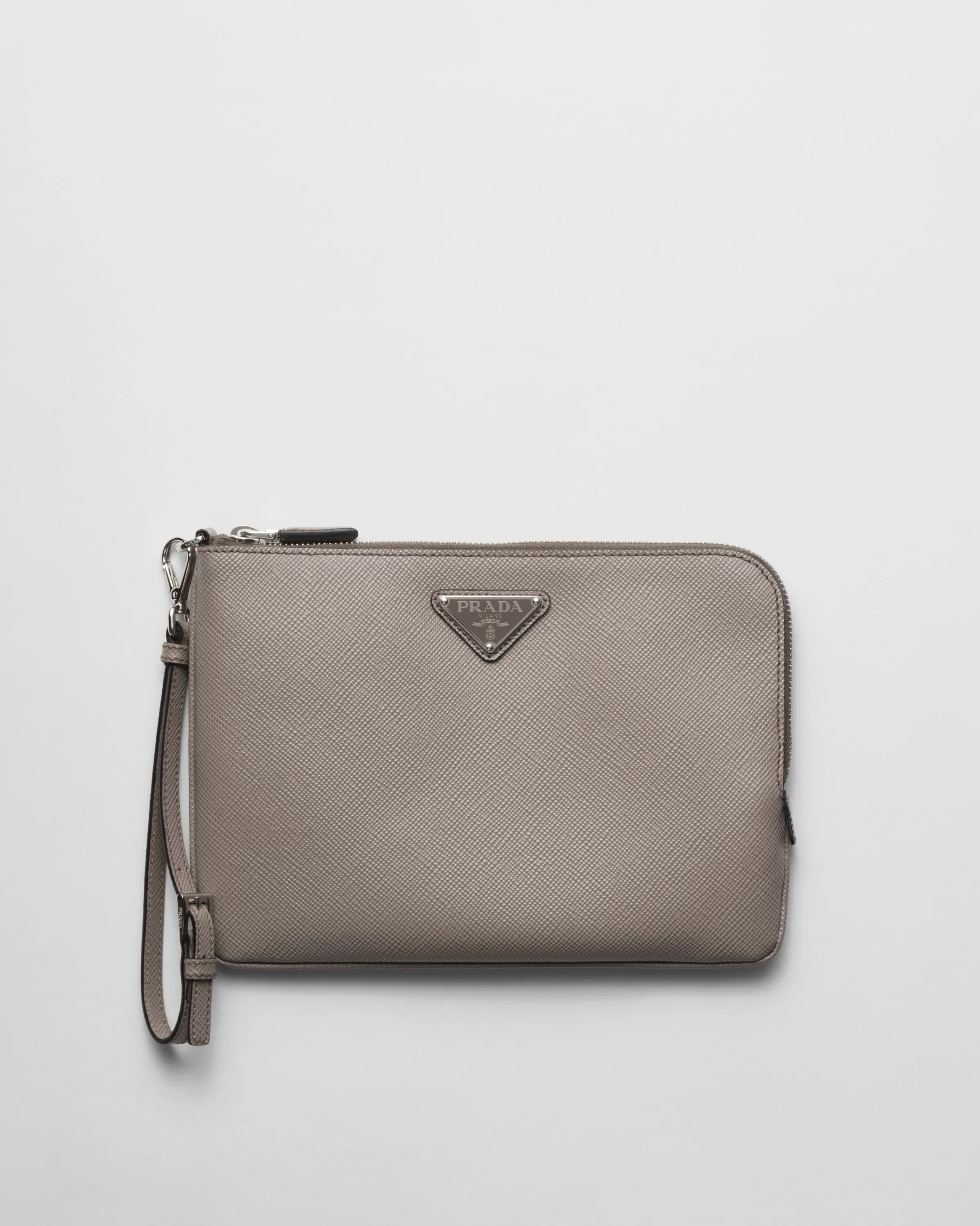 Uomo Prada Pouch piccola in Saffiano