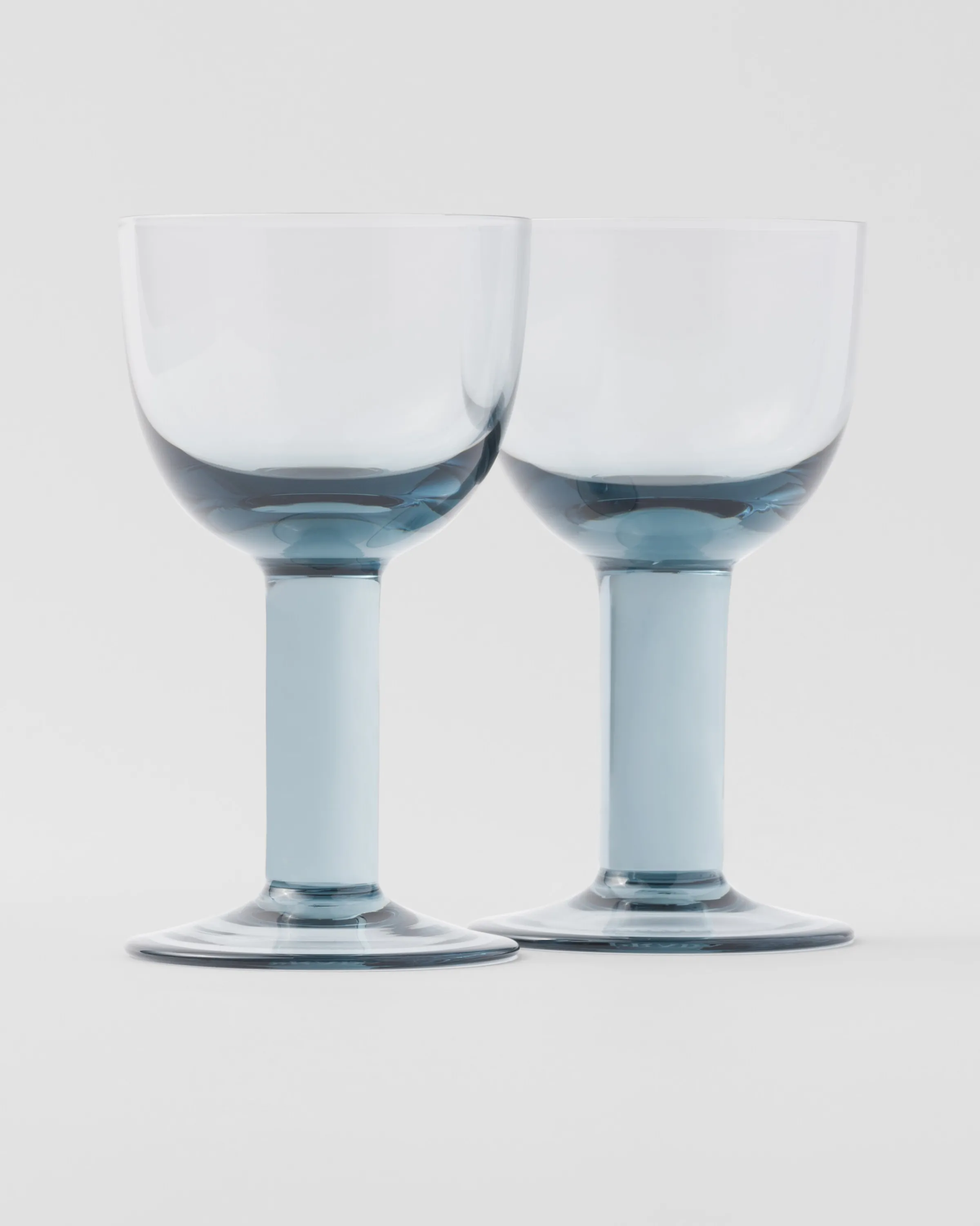 Prada Set di due bicchieri da vino bianco in cristallo - Plinth