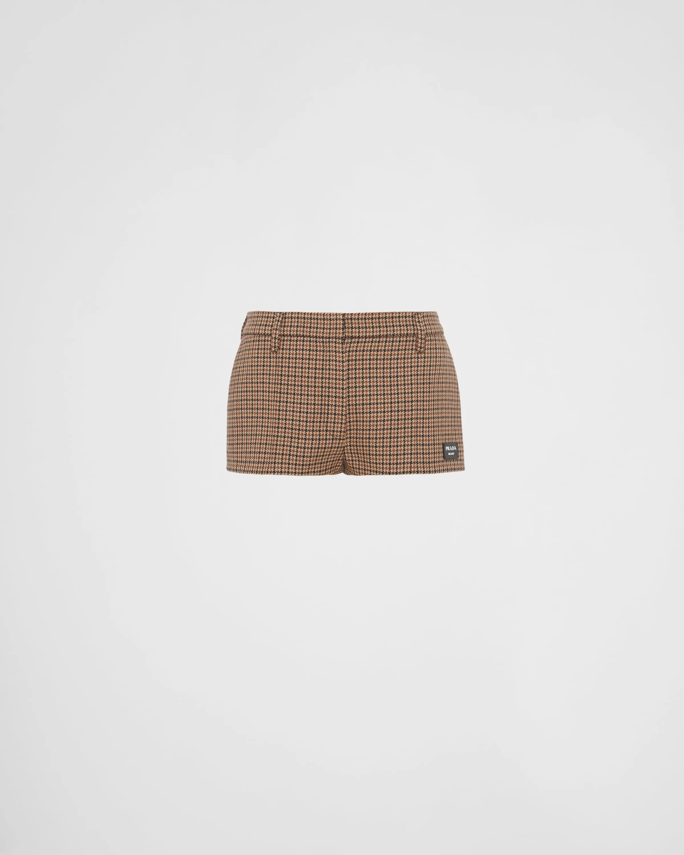 Donna Prada Shorts in pied de poule