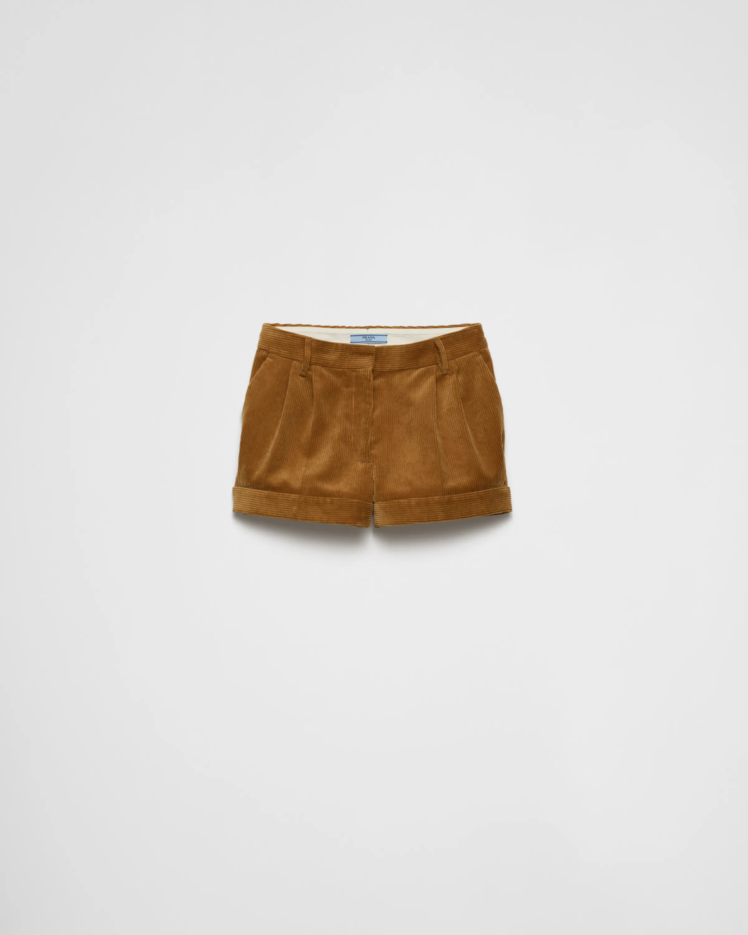 Donna Prada Shorts in velluto a coste