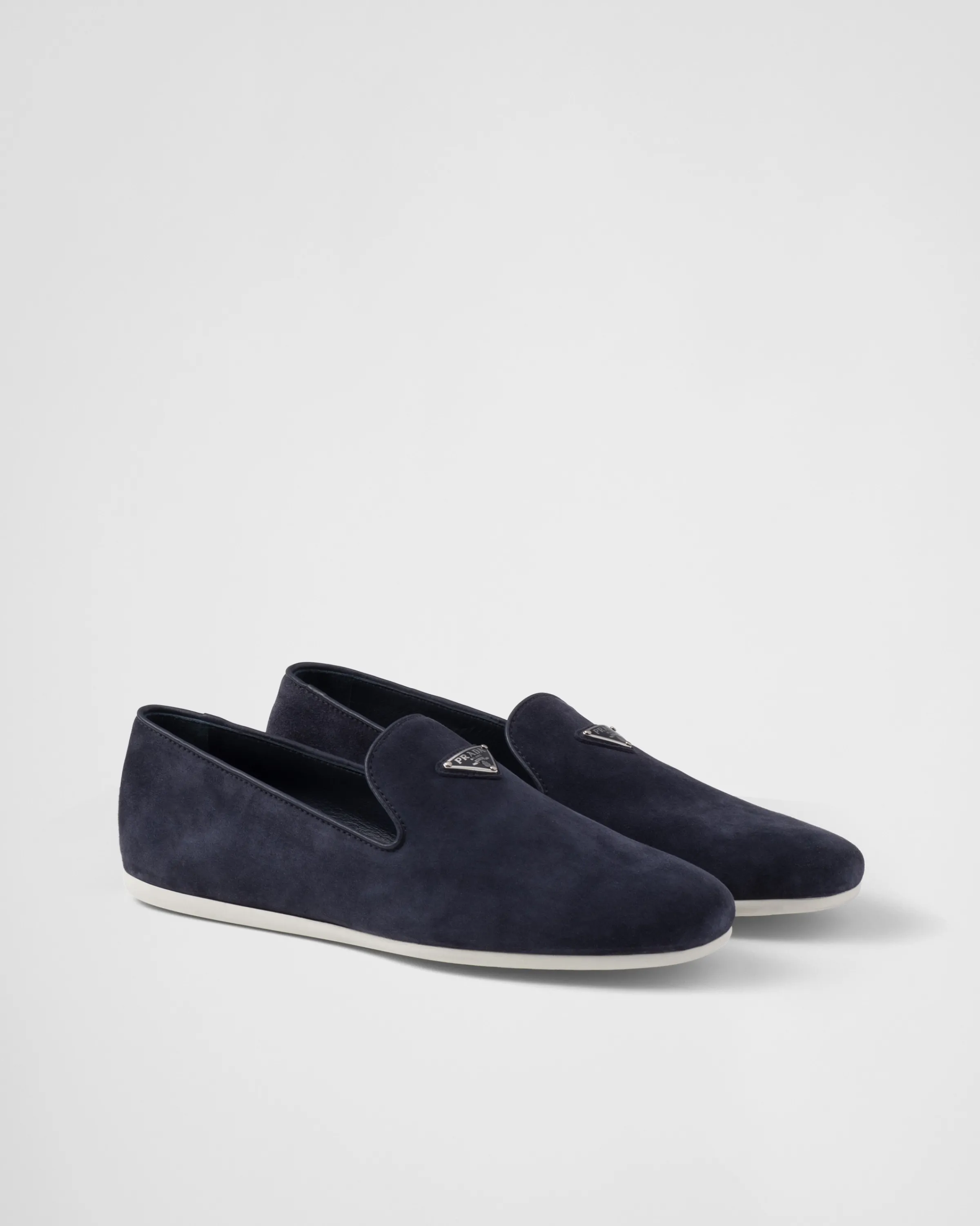 Uomo Prada Slip-on in pelle scamosciata