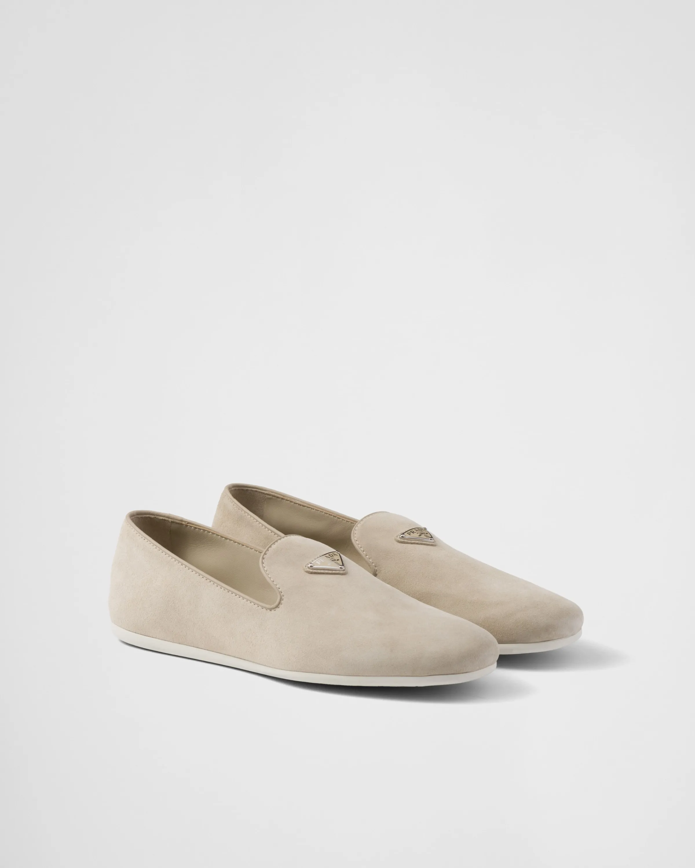 Uomo Prada Slip-on in pelle scamosciata