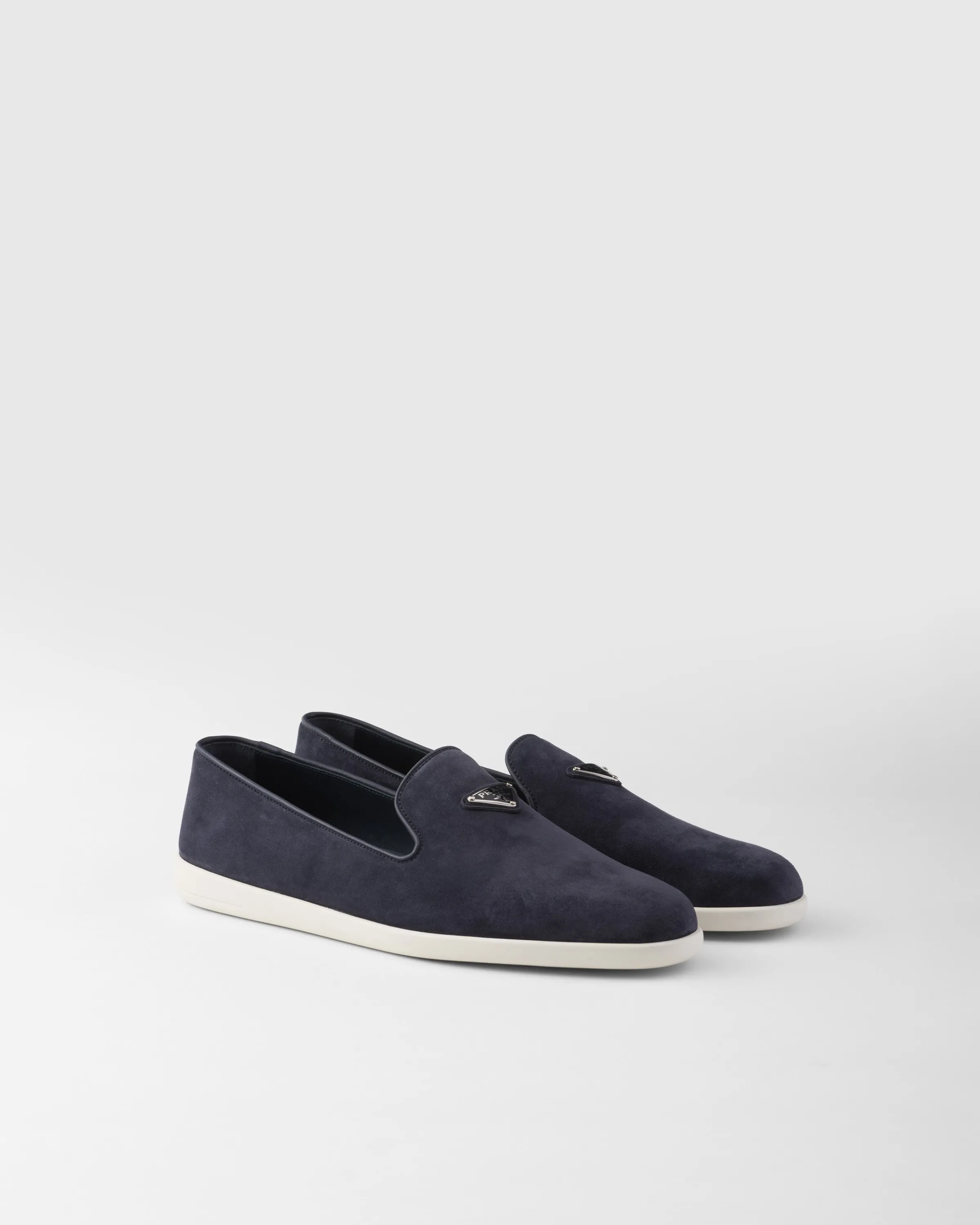 Uomo Prada Slip-on in pelle scamosciata