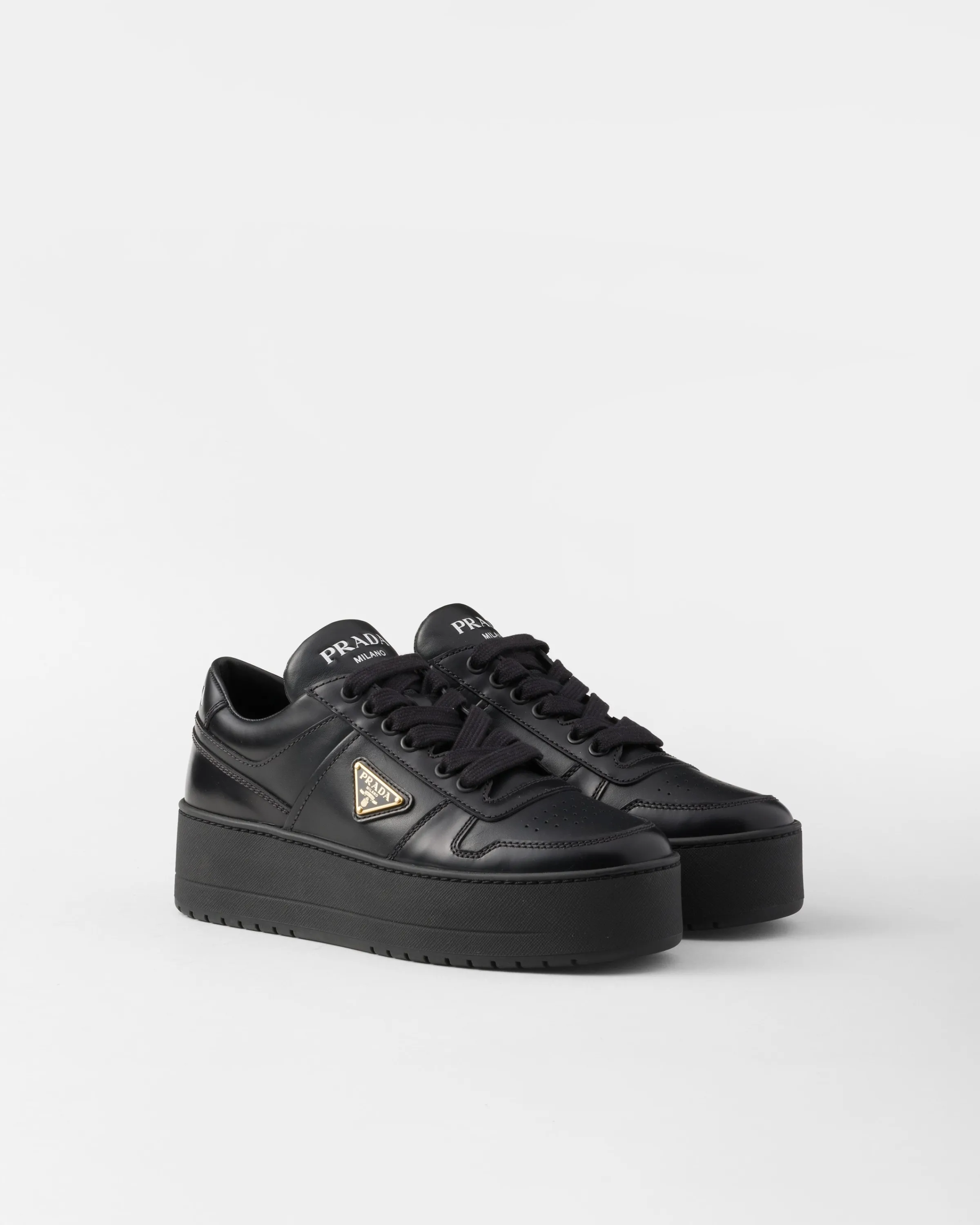 Donna Prada Sneakers Downtown Bold in pelle