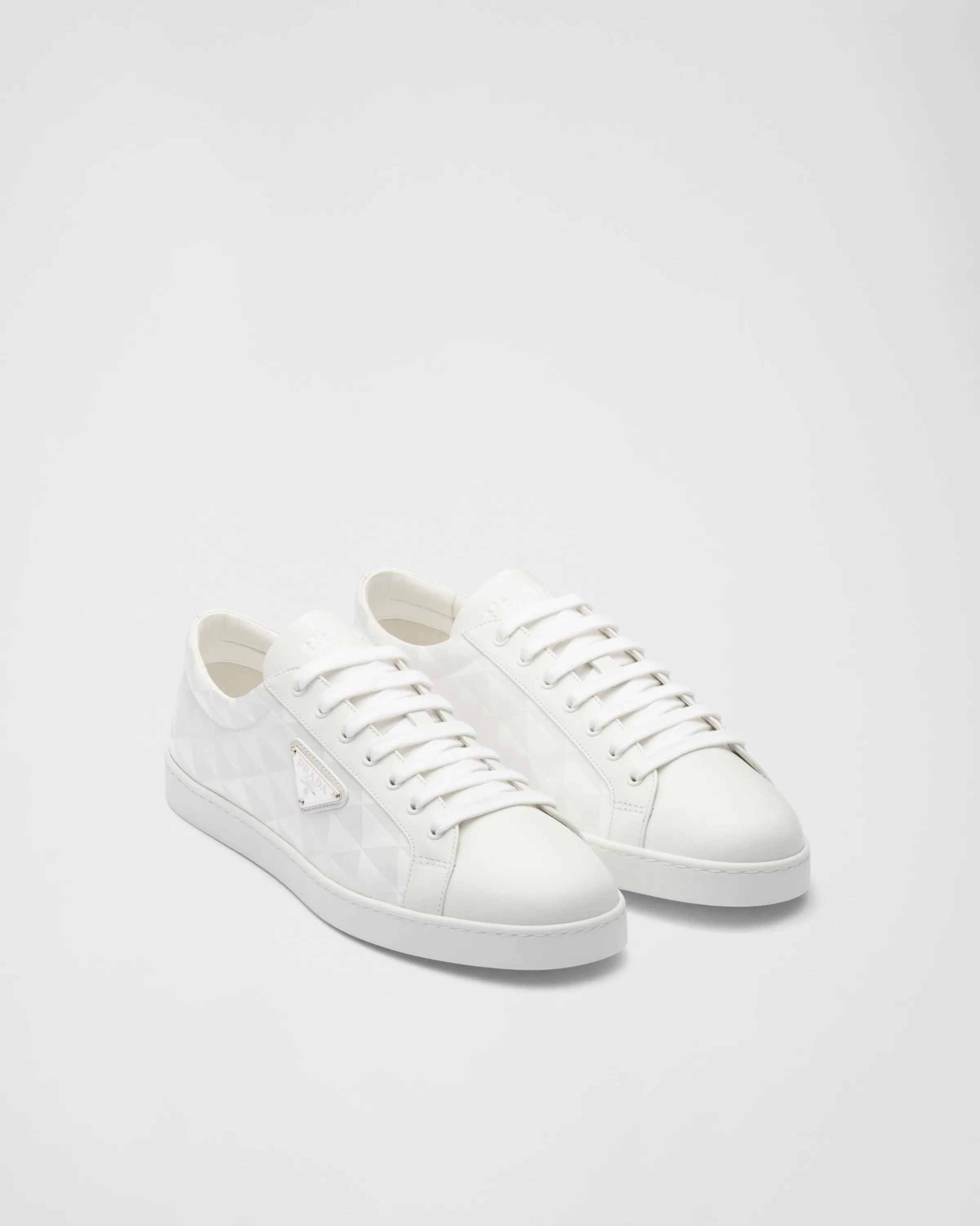 Uomo Prada Sneakers in pelle e Re-Nylon