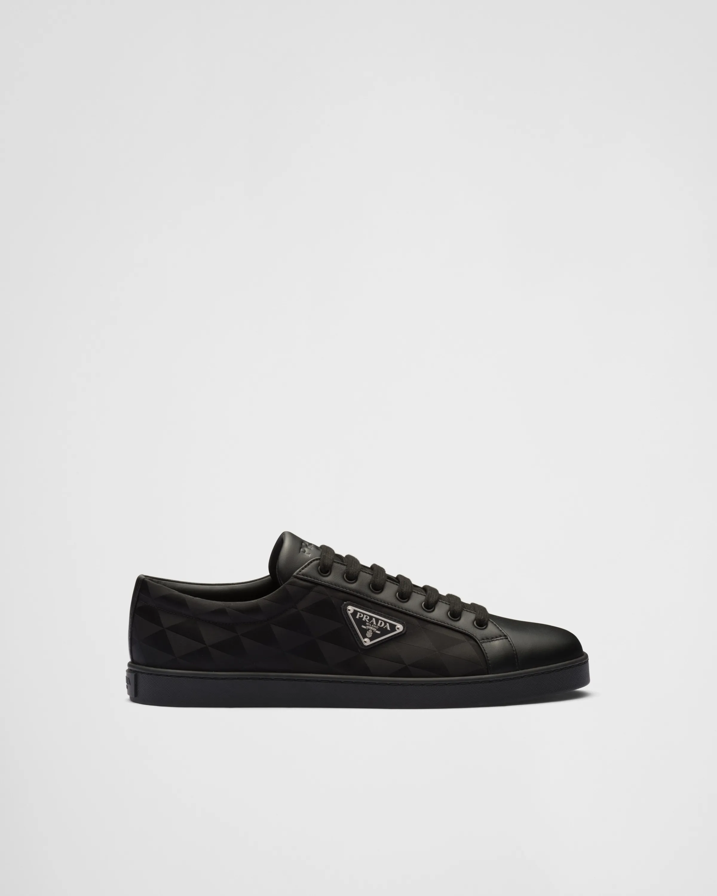 Uomo Prada Sneakers in pelle e Re-Nylon