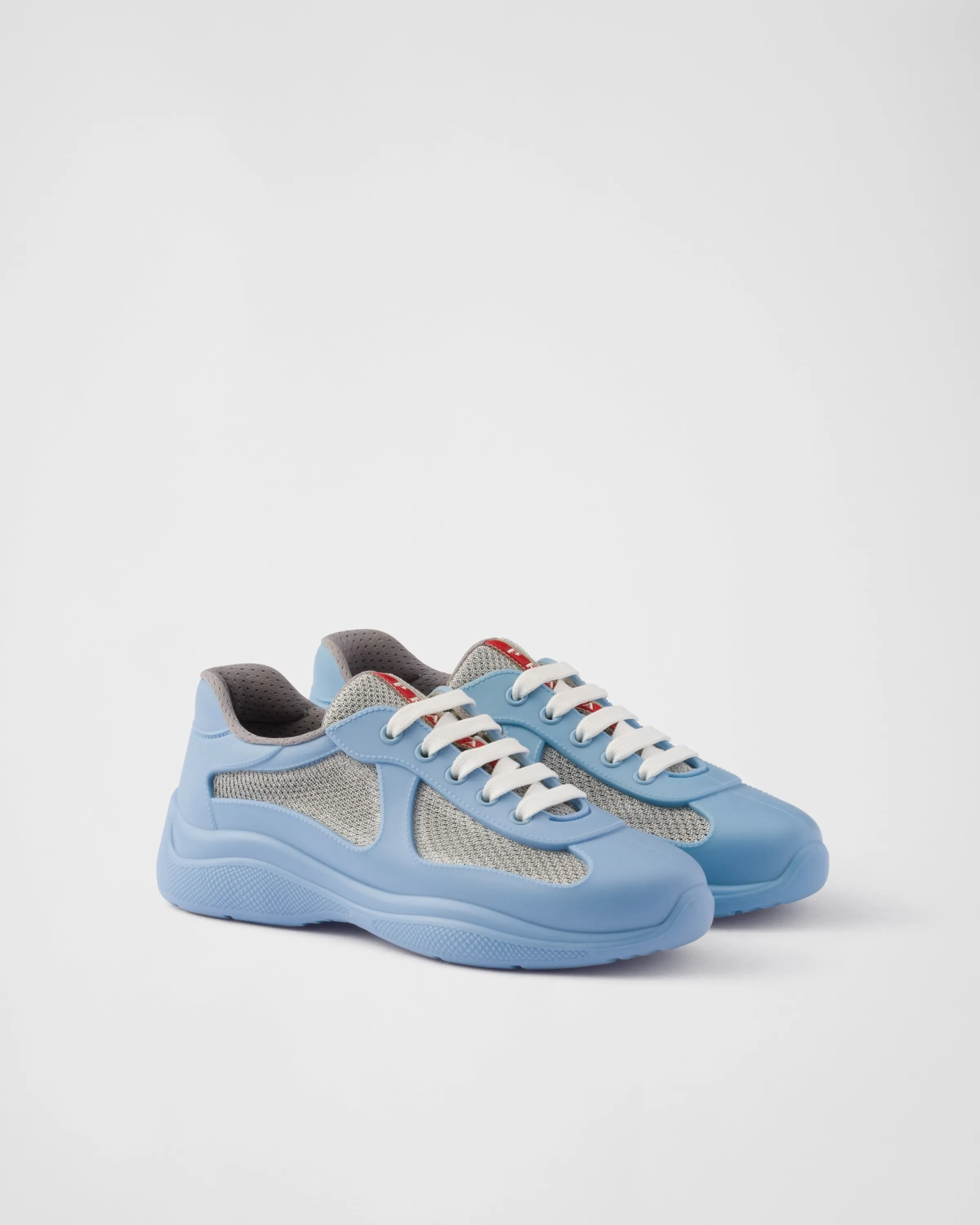 Donna Prada Sneakers America's Cup Soft in gomma e tessuto bike