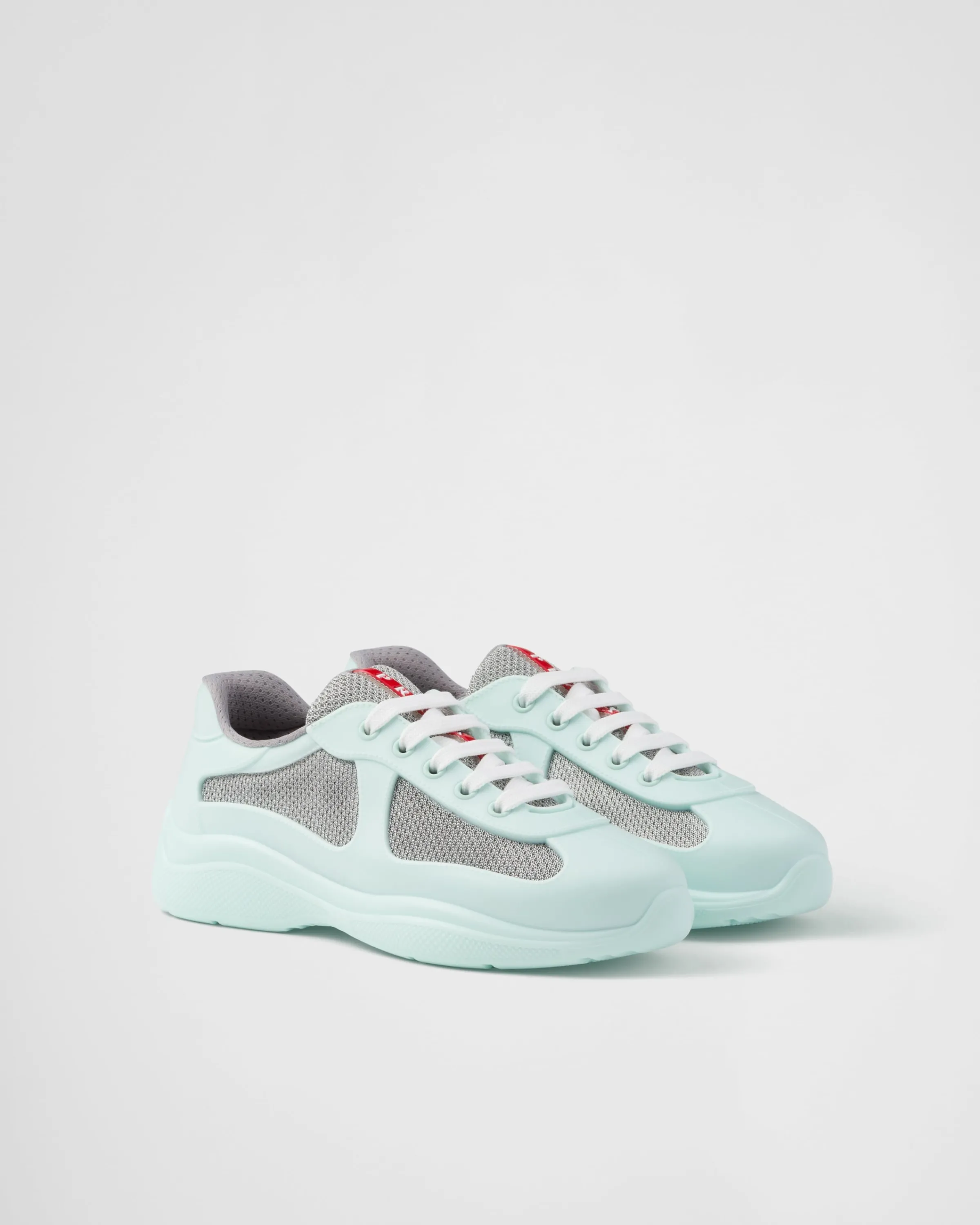 Donna Prada Sneakers America's Cup Soft in gomma e tessuto bike