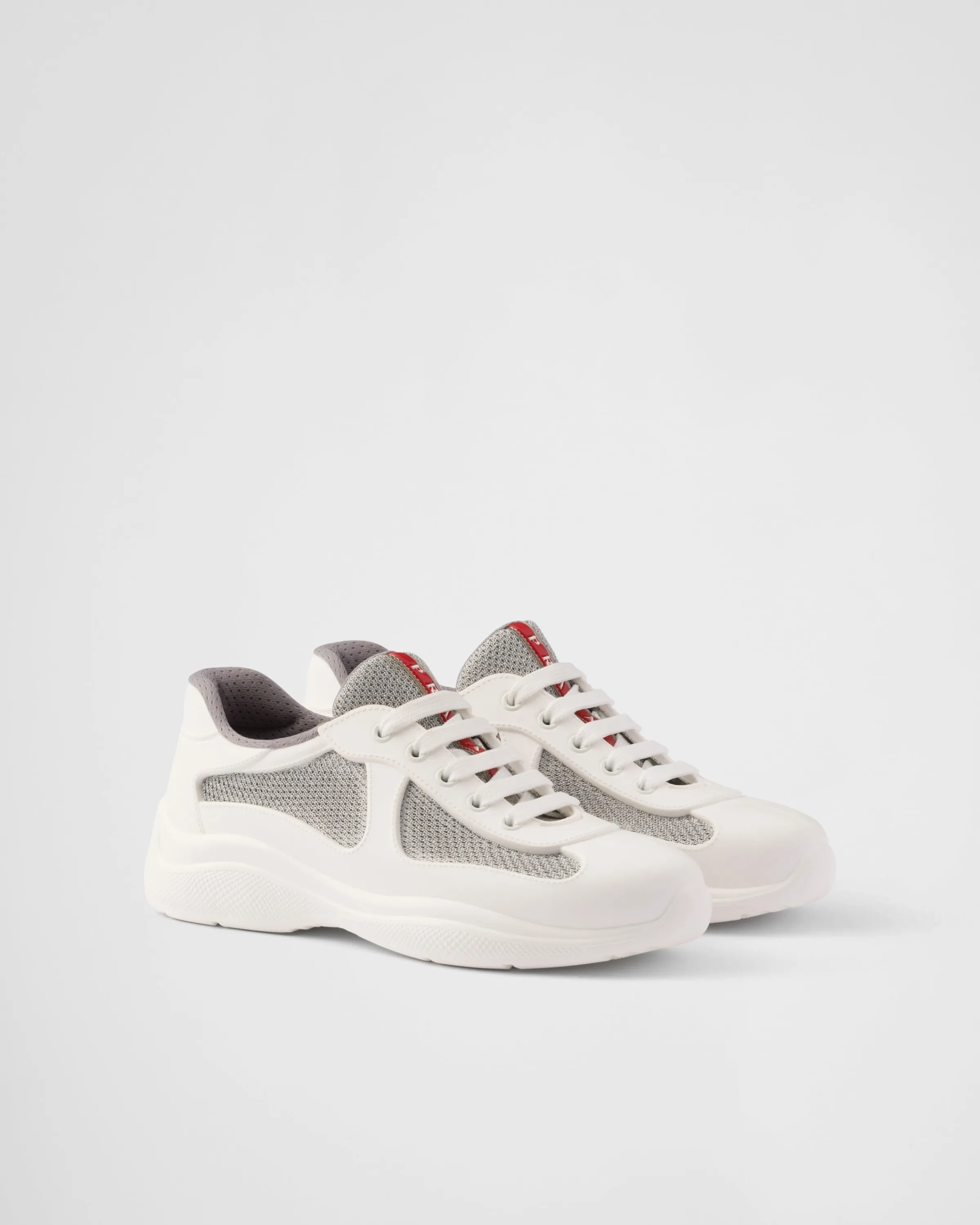 Donna Prada Sneakers America's Cup Soft in gomma e tessuto bike