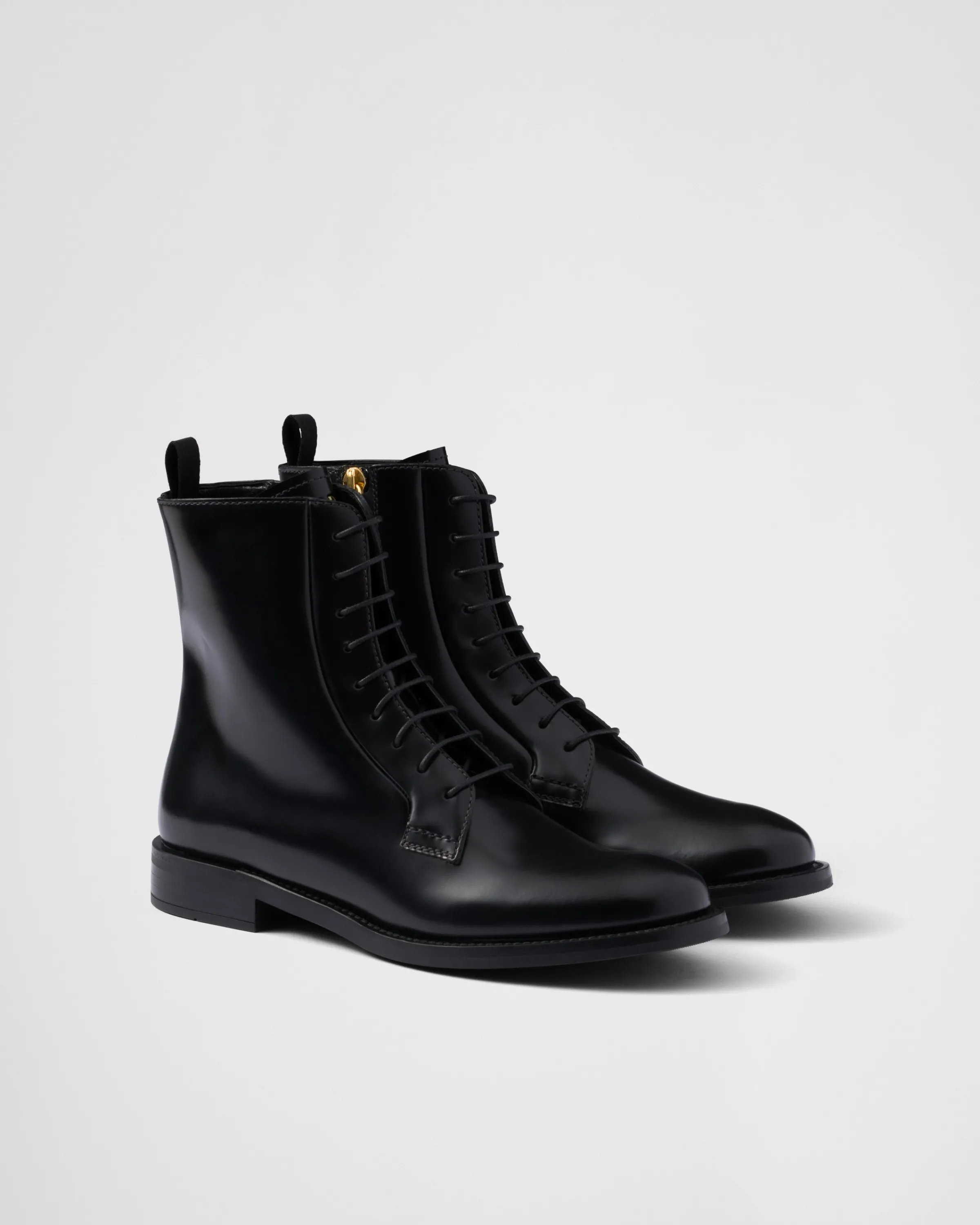 Donna Prada Stivaletti in pelle spazzolata