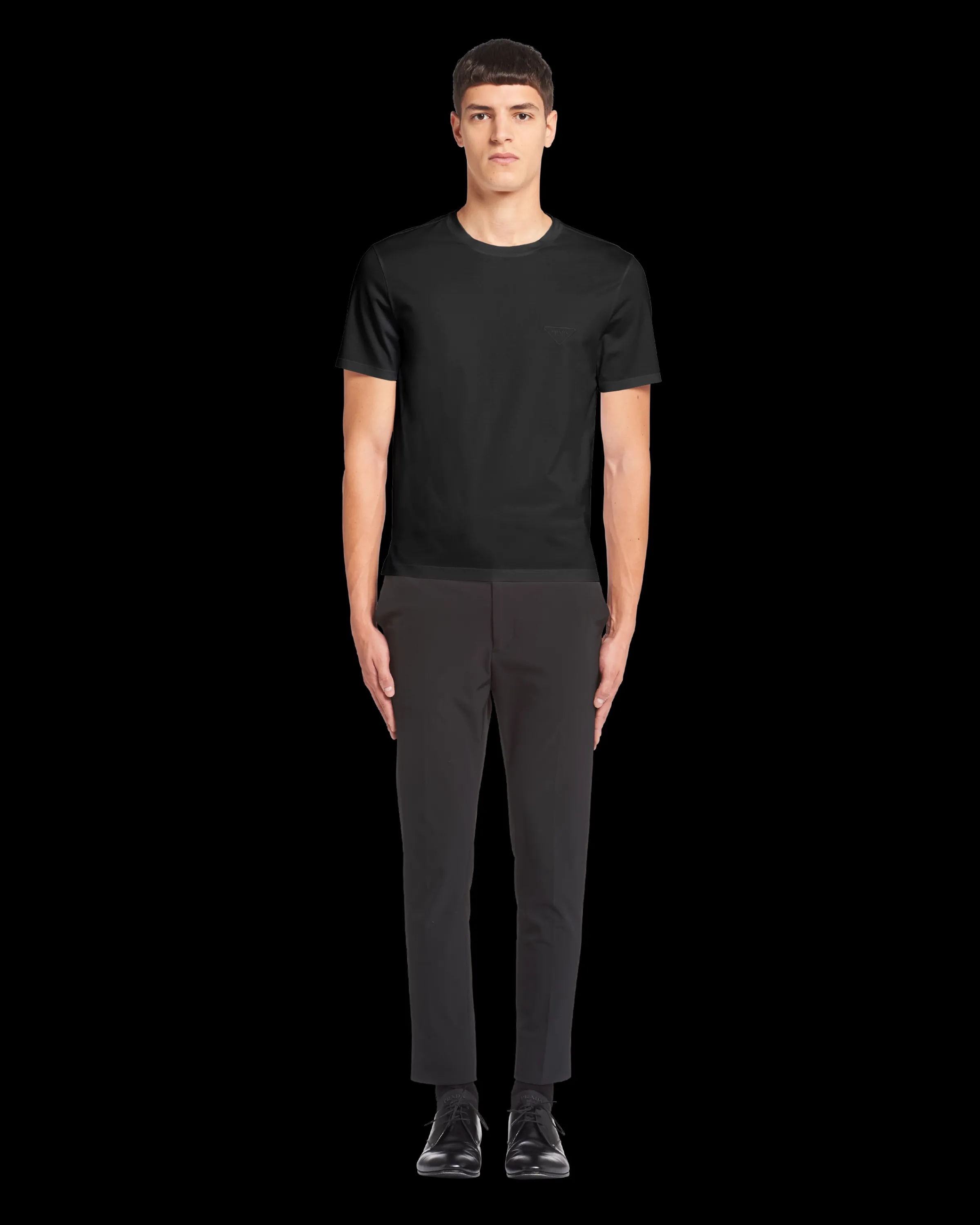 Uomo Prada T-shirt in cotone stretch