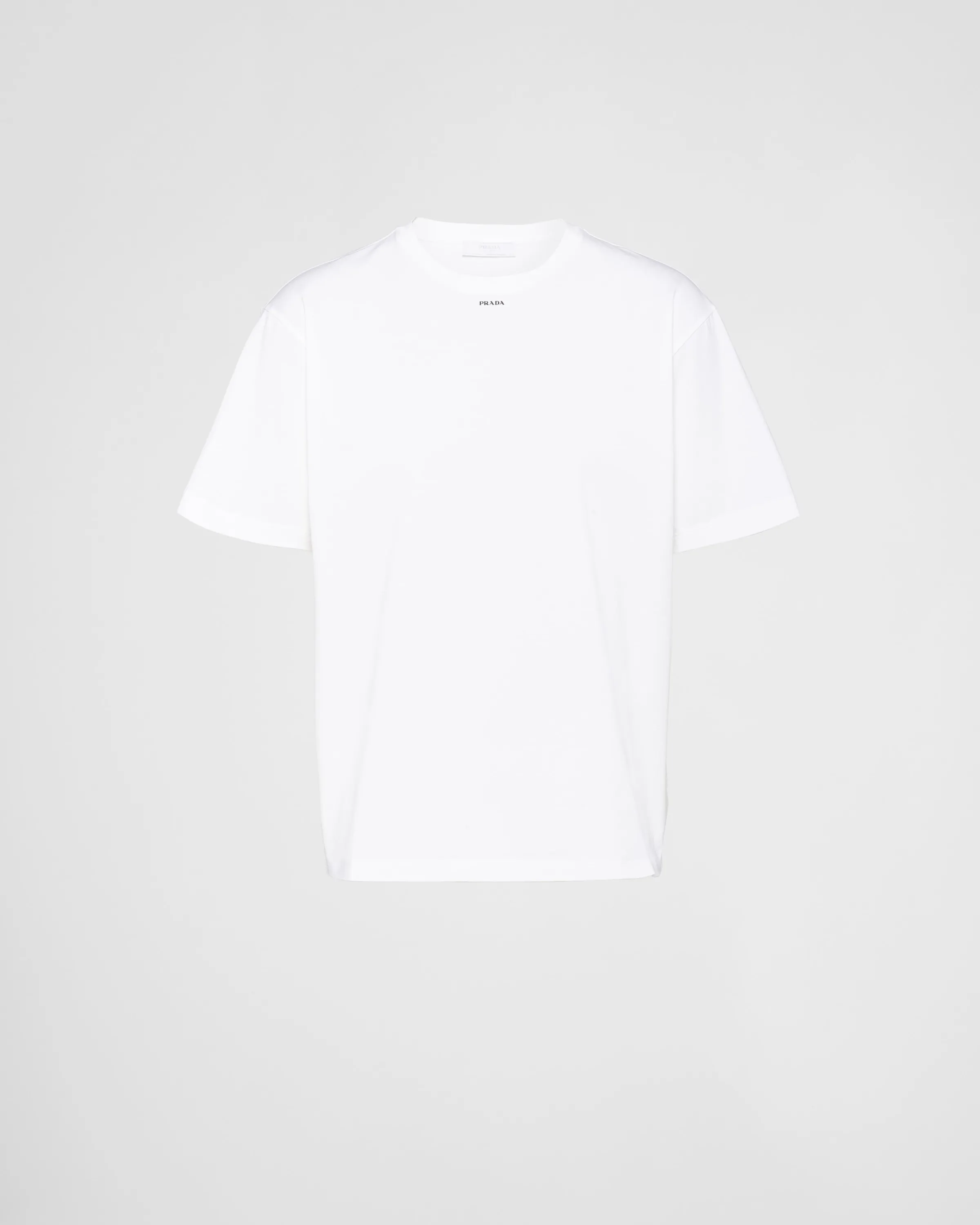 Uomo Prada T-shirt in cotone stretch con logo