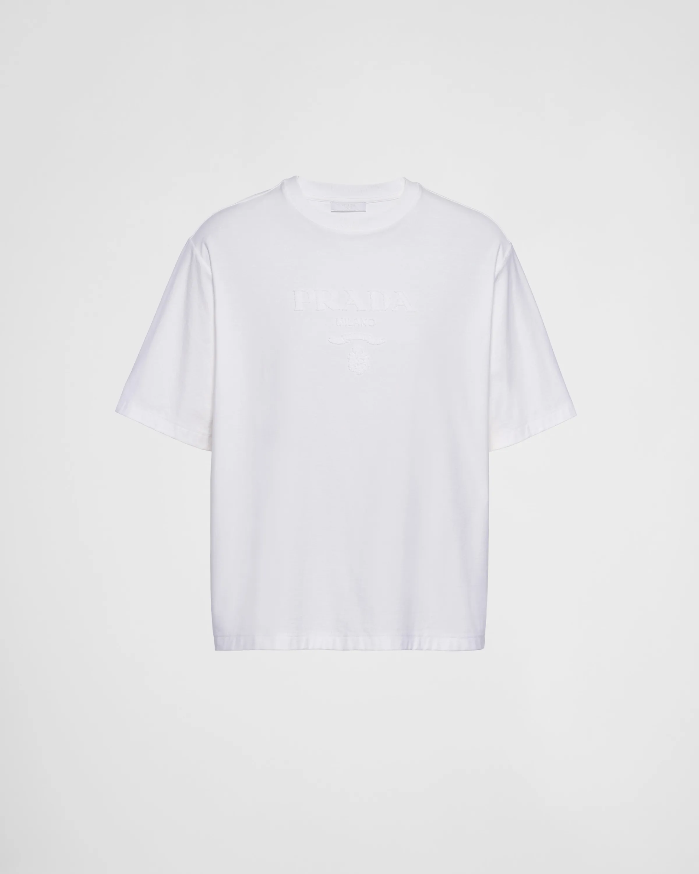 Uomo Prada T-shirt in cotone tecnico