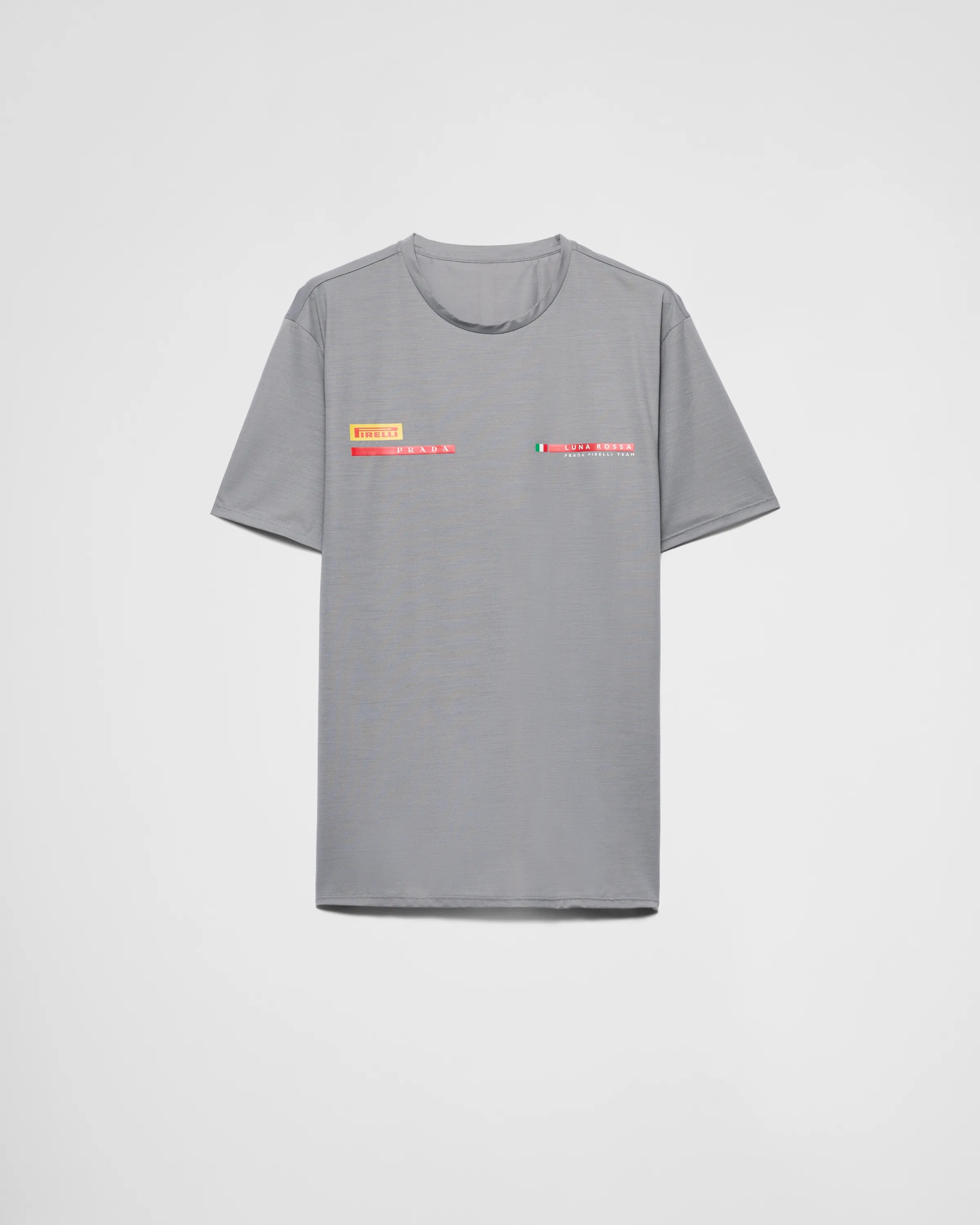 Uomo Prada T-shirt Luna Rossa Pirelli in jersey di lana